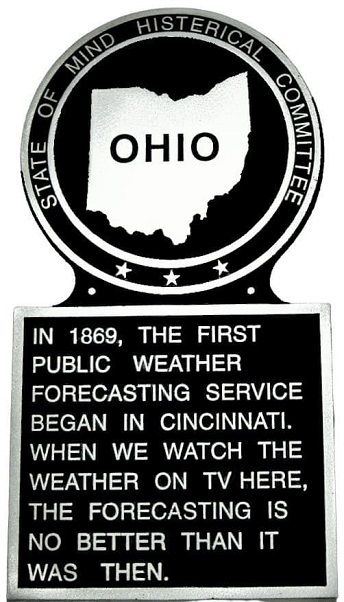 Ohio State Plaque, Marker