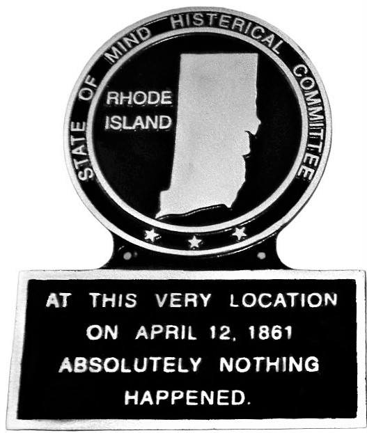 Rhode Island State Plaque 1861, Marker