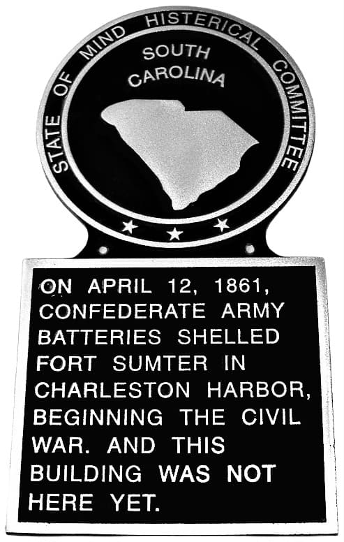 South Carolina State Plaque, Marker