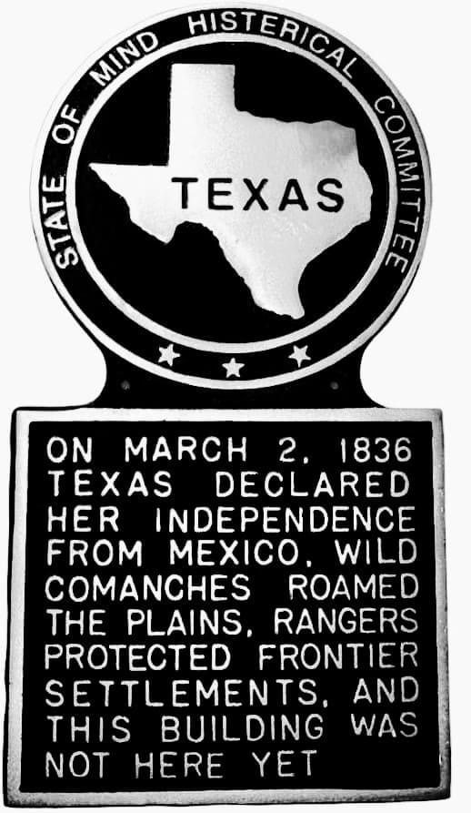 Texas V2 State Plaque, Marker
