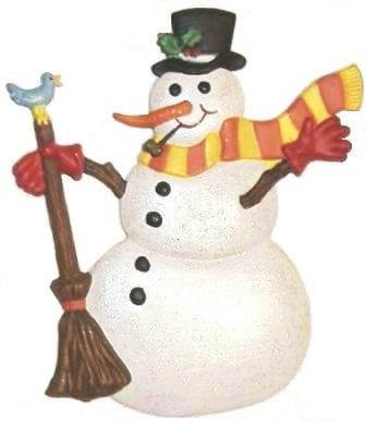 Snowman, Refrigerator Magnet