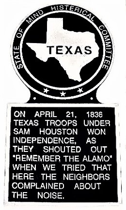 Texas V1 State Plaque, Marker
